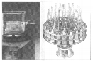 離心附件用真空制冷法把產(chǎn)品凍成斜面形狀